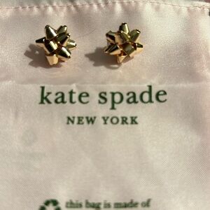 Kate Spade Rose Gold Bow Earrings